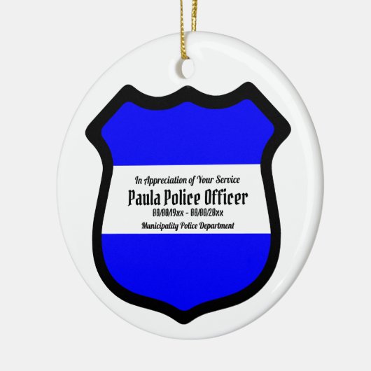 Circulaire van Sint Michael's Shield (stijl 2) Keramisch Ornament (Links)