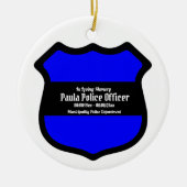 Circulaire van Sint Michael's Shield (Stijl 3) Keramisch Ornament (Voorkant)