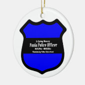 Circulaire van Sint Michael's Shield (Stijl 3) Keramisch Ornament (Links)