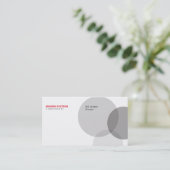 Circulaire venn visitekaartje (Staand voorkant)