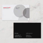 Circulaire venn visitekaartje (Voorkant / Achterkant)