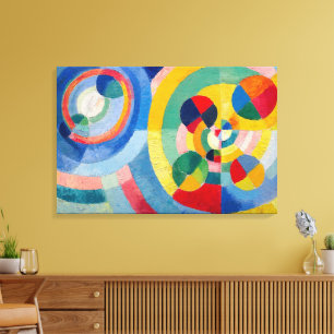 Circulaire Vormen Robert Delaunay Canvas Afdruk