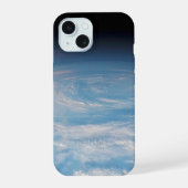Circulaire wolkvorming boven de Stille Zuidzee. iPhone 15 Case (Achterkant)