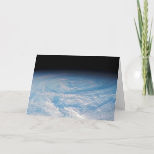 Circulaire wolkvorming boven de Stille Zuidzee. Kaart (Voorkant)