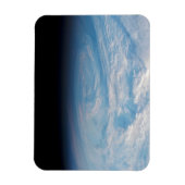 Circulaire wolkvorming boven de Stille Zuidzee. Magneet (Verticaal)