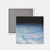 Circulaire wolkvorming boven de Stille Zuidzee. Magneet (Voorkant / Achterkant)