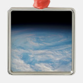Circulaire wolkvorming boven de Stille Zuidzee. Metalen Ornament (Voorkant)