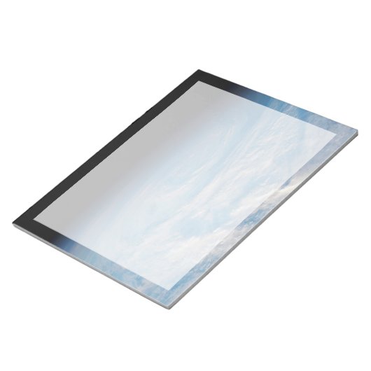 Circulaire wolkvorming boven de Stille Zuidzee. Notitieblok (Schuin)