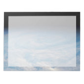 Circulaire wolkvorming boven de Stille Zuidzee. Notitieblok (Voorkant)