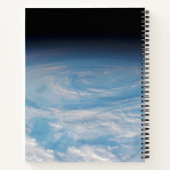 Circulaire wolkvorming boven de Stille Zuidzee. Notitieboek (Achterkant)