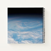 Circulaire wolkvorming boven de Stille Zuidzee. Notitieboek (Achterkant)