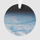 Circulaire wolkvorming boven de Stille Zuidzee. Ornament (voorkant)