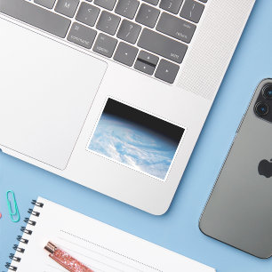 Circulaire wolkvorming boven de Stille Zuidzee. Sticker