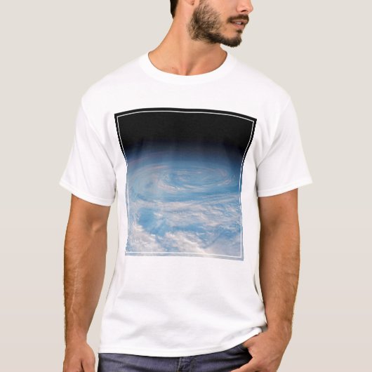 Circulaire wolkvorming boven de Stille Zuidzee. T-shirt (Voorkant)