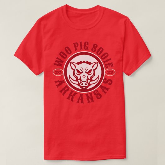 Circulaire Woo Pig Sooie T-shirt (Design voorkant)