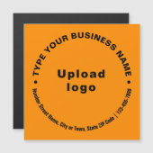 Circulaire Zakelijke Teksten over Oranje Magnetisc (Voorkant / Achterkant)