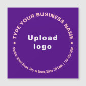 Circulaire Zakelijke Teksten over Paarse Magnetisc (Voorkant)