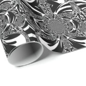 Circulaire Zebra Kaleidoscoop Art Print Cadeaupapier (Rol Hoek)