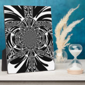 Circulaire Zebra Kaleidoscoop Art Print Fotoplaat (Zijkant)