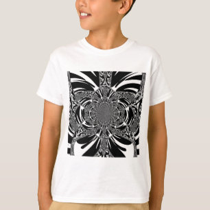 Circulaire Zebra Kaleidoscoop Art Print T-shirt