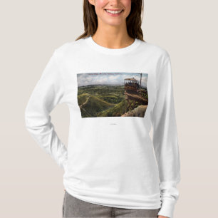 Circular Bridge Pacific Railway Uitzicht T-shirt