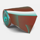 Circular Celestial Concentric Circles Stropdas (Opgerold)