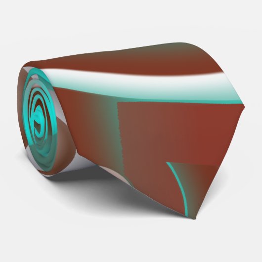 Circular Celestial Concentric Circles Stropdas (Opgerold)