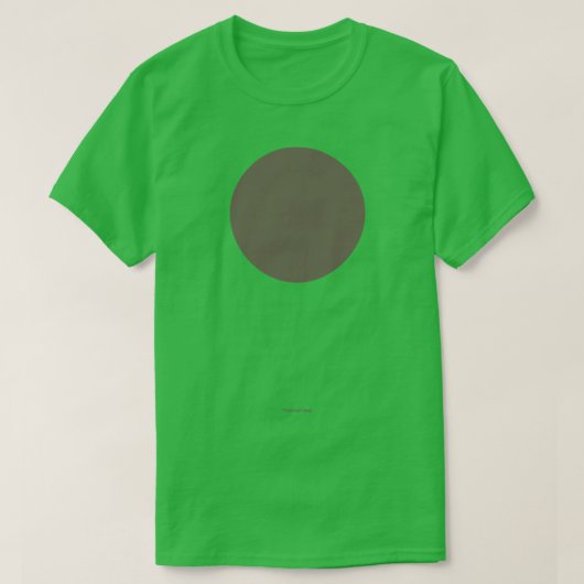Circular Crayola Charcoal Gray T-shirt (Design voorkant)