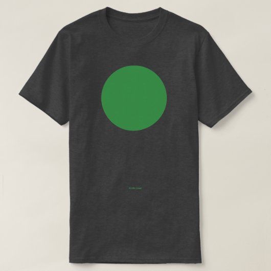 Circular Crayola Middle Green T-shirt (Design voorkant)