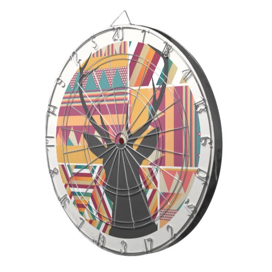 Circular Deer Dartbord (Voorkant Rechts)