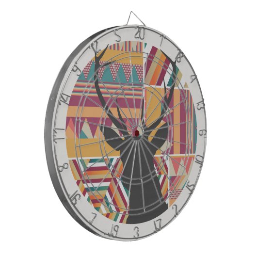 Circular Deer Dartbord (Voorkant Links)