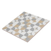 Circular Flow – Bauhaus Style Tegeltje (Zijkant)