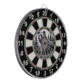 Circular Grizzly Beer Bullseye Art Dartbord (Voorkant Links)