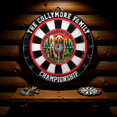 Circular Grizzly in Forest Target Dartbord