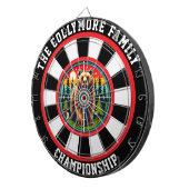 Circular Grizzly in Forest Target Dartbord (Voorkant Rechts)