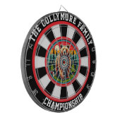 Circular Grizzly in Forest Target Dartbord (Voorkant Links)