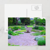 Circular Herb Garden with Fountain, Dunedin, NZ Briefkaart (Voorkant / Achterkant)