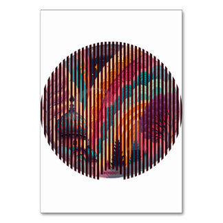 Circular Illusion Fantasy Table Kaart – Aanpassen