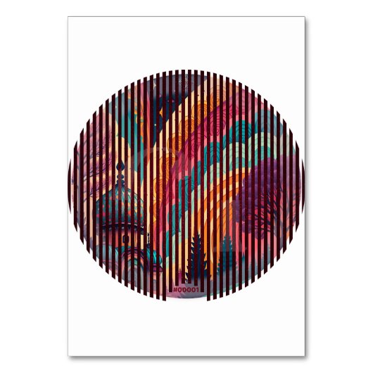 Circular Illusion Fantasy Table Kaart – Aanpassen (Voorkant)