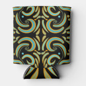 Circular, Linear And Tapered Shapes Abstract Art Blikjeskoeler (Voorkant)