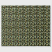 Circular, Linear And Tapered Shapes Abstract Art Cadeaupapier (Vlak)