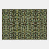 Circular, Linear And Tapered Shapes Abstract Art Inpakpapier Vel (Voorkant)