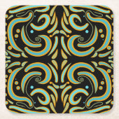 Circular, Linear And Tapered Shapes Abstract Art Kartonnen Onderzetters (Voorkant)