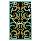 Circular, Linear And Tapered Shapes Abstract Art Klein Cadeauzakje (Achterkant)