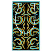 Circular, Linear And Tapered Shapes Abstract Art Klein Cadeauzakje (Voorkant)