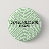 Circular Maze Ronde Button 5,7 Cm (Voorkant)