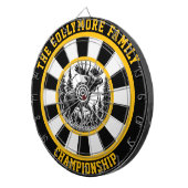 Circular Moose Bullseye Design Dartbord (Voorkant Rechts)