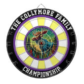 Circular Moose Forest Target Art Dartbord (Voorkant)