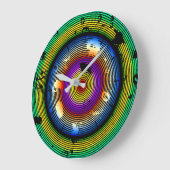 Circular Multicolored Abstract Pattern Grote Klok (Hoek)