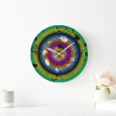 Circular Multicolored Abstract Pattern Grote Klok (Huis)